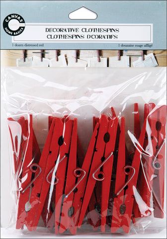 Decorative Clothespins 3.25" 12/Pkg
