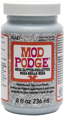 Mod Podge Mega Glitter Silver