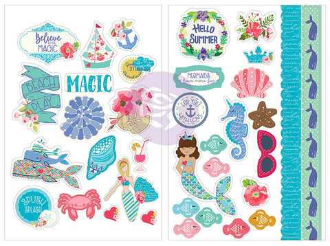 Prima Marketing Cardstock Stickers 5"X7" 2/Pkg