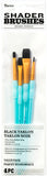 Black Taklon Brush Set