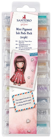 Santoro's Gorjuss Mini Ink Pads 20/Pkg