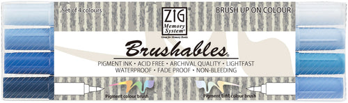 ZIG Memory System Brushables Dual-Tip Markers 4/Pkg