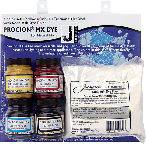 Jacquard Procion MX Dye Set