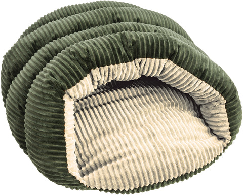 Sleep Zone 22" Cuddle Cave Corduroy Dog Bed
