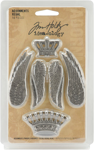 Idea-Ology Metal Adornments 1.25" To 2.5" 10/Pkg