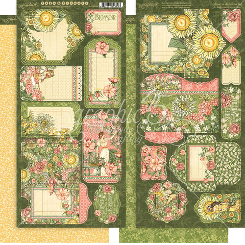 Garden Goddess Cardstock Die-Cuts 6"X12" Sheets 2/Pkg