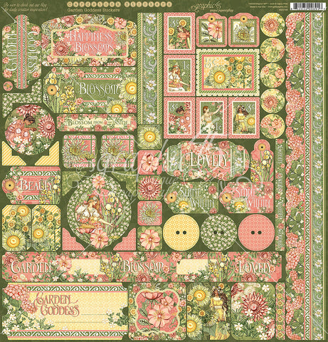 Garden Goddess Cardstock Stickers 12"X12"
