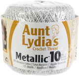 Aunt Lydia's Metallic Crochet Thread Size 10