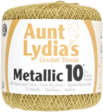 Aunt Lydia's Metallic Crochet Thread Size 10