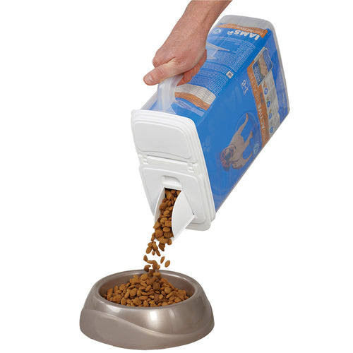 Buddeez 8qt "Bag-In" Pet Food Dispenser -Holds Up To 8lbs