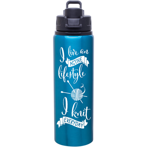 K1C2 Knit Happy Lifestyle Water Bottle 28oz