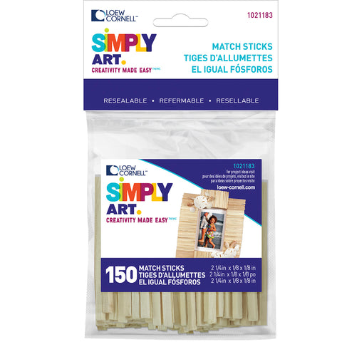 Simply Art Wood Match Sticks