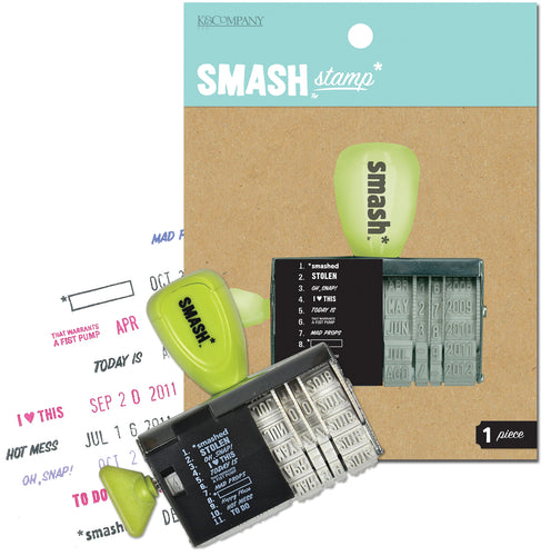 SMASH Date Stamp 3"X3"