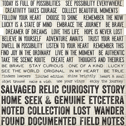 Idea-Ology Chipboard Quote Chips 58/Pkg