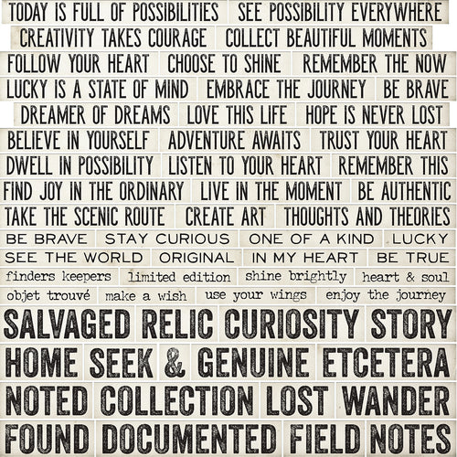 Idea-Ology Chipboard Quote Chips 58/Pkg