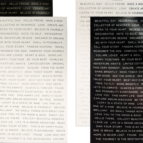 Idea-Ology Metallic Stickers 4.75"X7.5" 4/Pkg