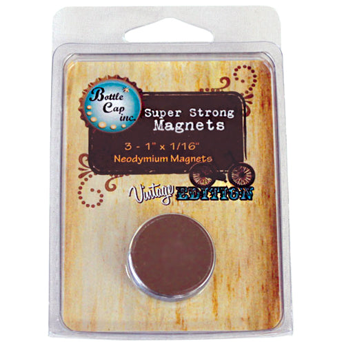 Vintage Magnets 1" Discs 3/Pkg