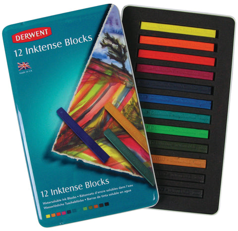 Derwent Inktense Blocks 12/Pkg