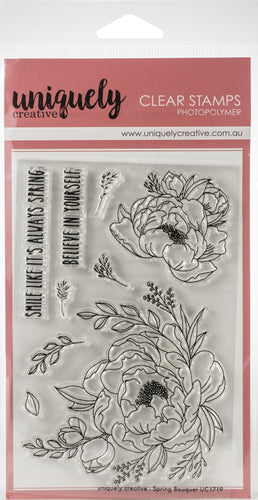 Uniquely Creative 4"X6" Clear Stamps 9/Pkg