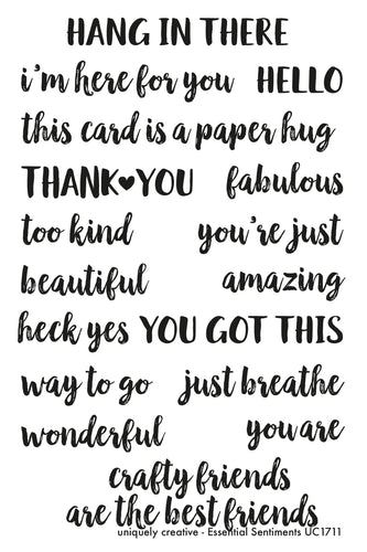 Uniquely Creative 4"X6" Clear Stamps 8/Pkg