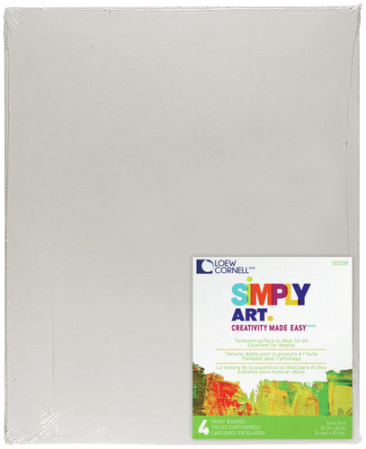 Simply Art Paint Panels 8"X10" 4/Pkg