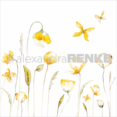 Alexandra Renke Poppy Design Paper 12"X12"