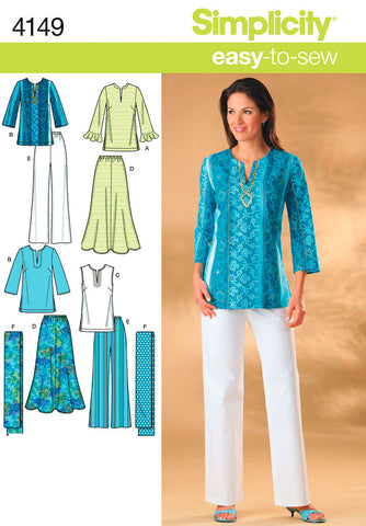 Simplicity Misses And Womens Skirt, Pant