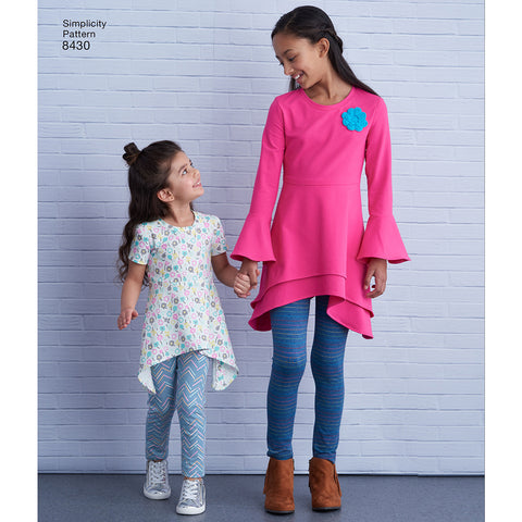 Simplicity In K Designs Girls Knit Tunics & Leggings