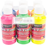 Art-Time(R) Tempera Paint Set 4oz 6/Pkg