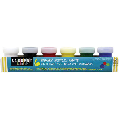 Acrylic Paint Set 6/Pkg