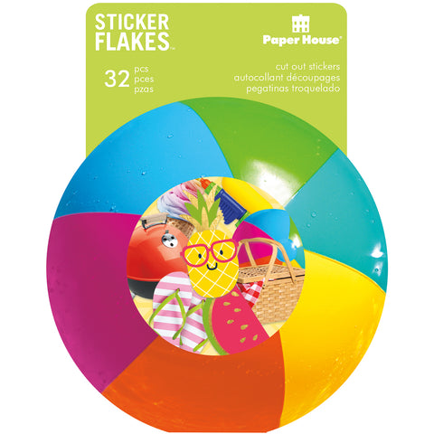 Paper House Sticker Flakes Cut Out Stickers 32/Pkg