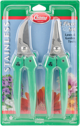 Clauss Bypass Pruner & 7.5" Floral Cutter Set