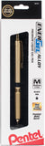 Pentel EnerGel Alloy Retractable Liquid Gel Pen .7mm 1/Pkg