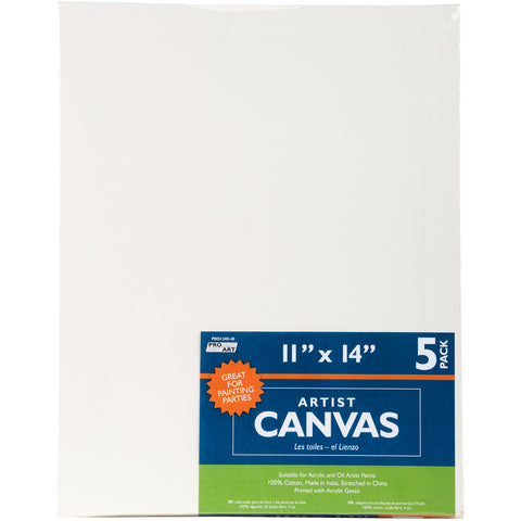 Pro Art Artist Canvas 5/Pkg