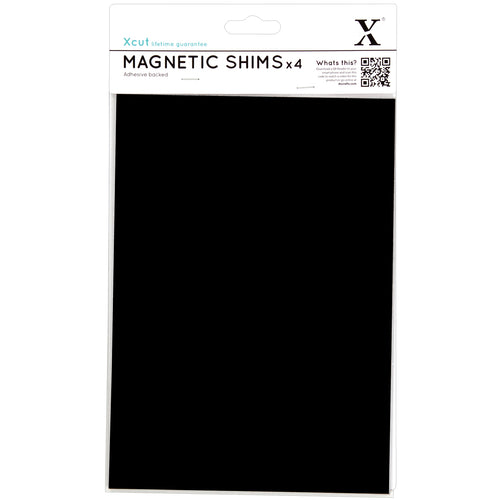 Xcut A5 Adhesive Backed Magnetic Shims 4/Pkg