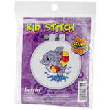 Janlynn/Kid Stitch Stamped Cross Stitch Kit 3" Round