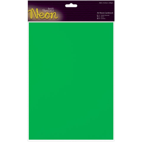 Papermania A4 Neon Cardstock 20/Pkg