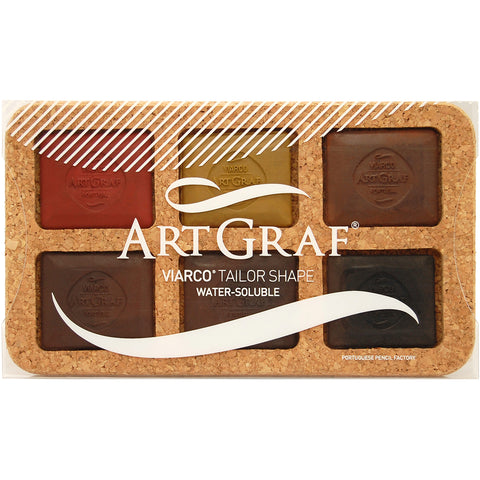 ArtGraf Watersoluable Graphite Squares 6/Pkg