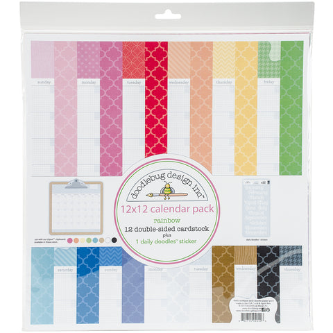 Doodlebug Double-Sided Paper Pack 12"X12" 13/Pkg