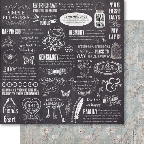 Bella! Memories Double-Sided Cardstock 12"X12"