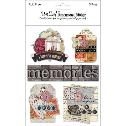 Bella! Memories 3D Stickers