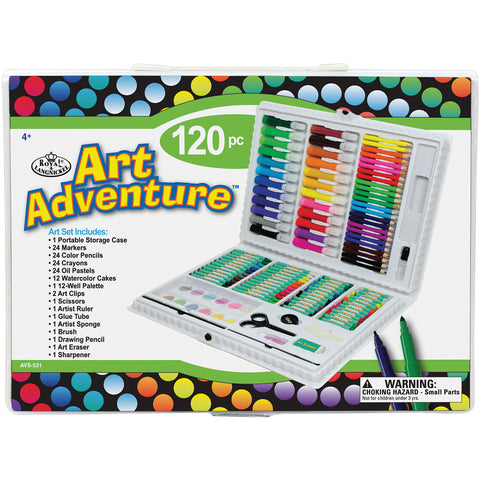 Art Adventure Art Set 120 Pieces