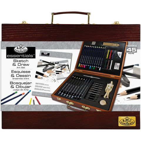 essentials(TM) Wooden Box Art Set