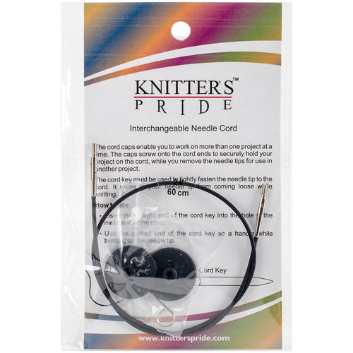 Knitter's Pride-Interchangeable Cords 14" (24" w/tips)