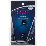 Knitter's Pride-Nova Platina Fixed Circular Needles 16"