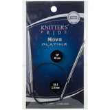 Knitter's Pride-Nova Platina Fixed Circular Needles 16"
