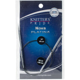 Knitter's Pride-Nova Platina Fixed Circular Needles 16"