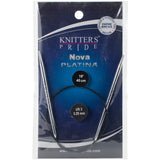 Knitter's Pride-Nova Platina Fixed Circular Needles 16"
