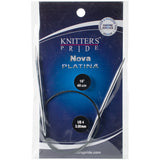 Knitter's Pride-Nova Platina Fixed Circular Needles 16"