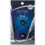Knitter's Pride-Nova Platina Fixed Circular Needles 16"